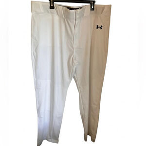 Under Armour White Full Length Baseball Pants size 3XL